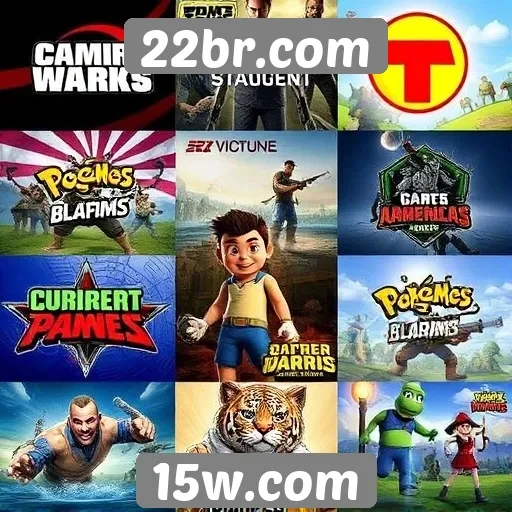 Perfil dos jogos mais populares no 22br.com